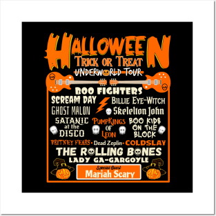 Halloween Trick or Treat Underworld Tour Posters and Art